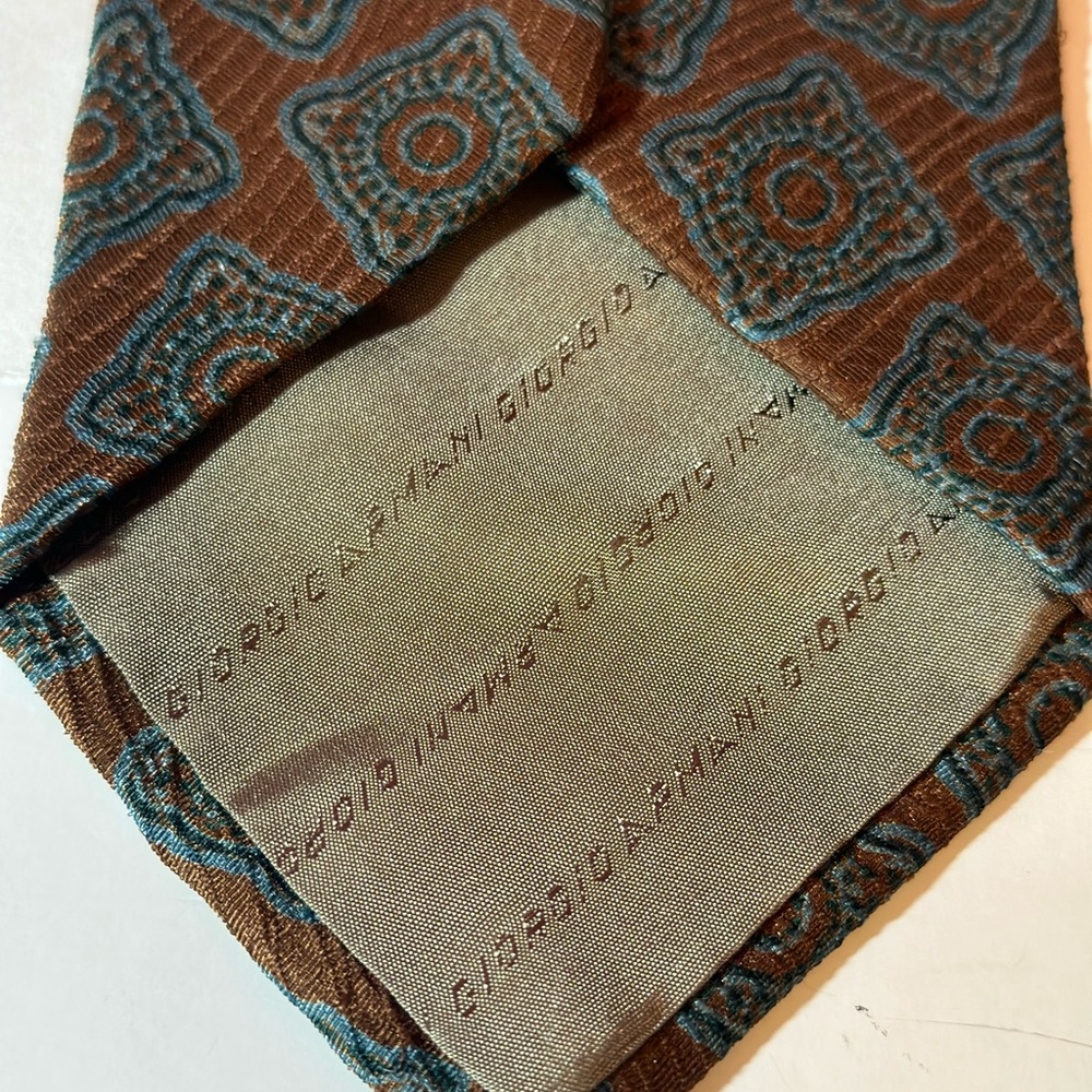 giorgio armani cravatte Silk Tie Men’s Size 56” L X 4” W - Picture 6 of 7